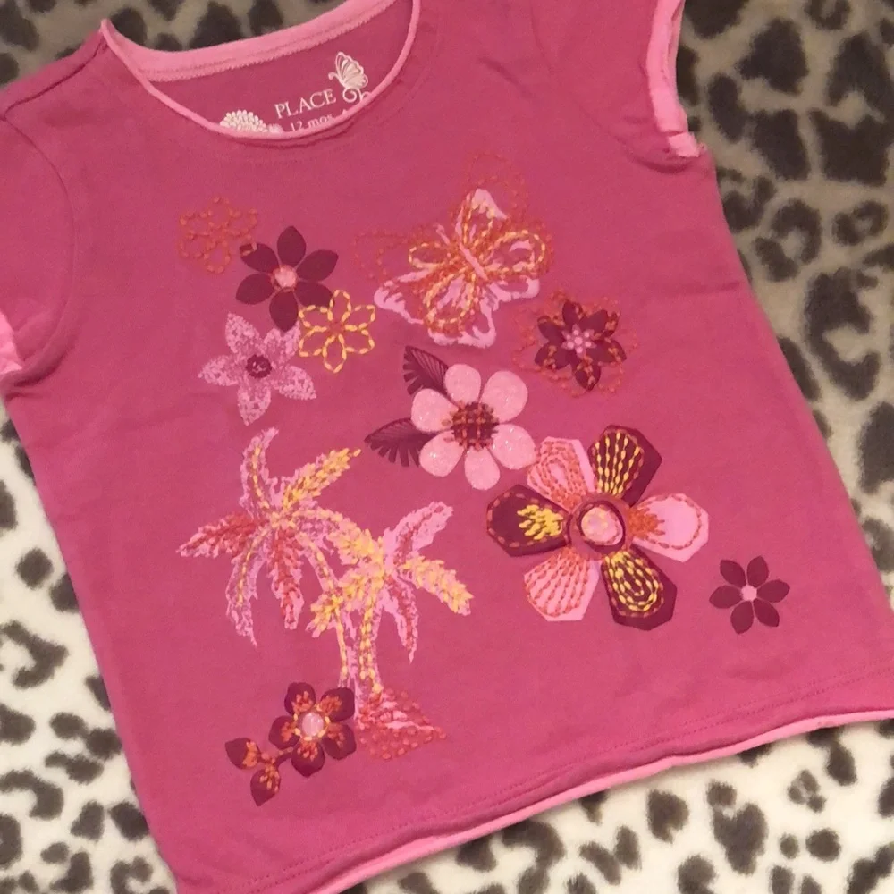 Children’s Place Pink Camo Top Bundle 12 months
